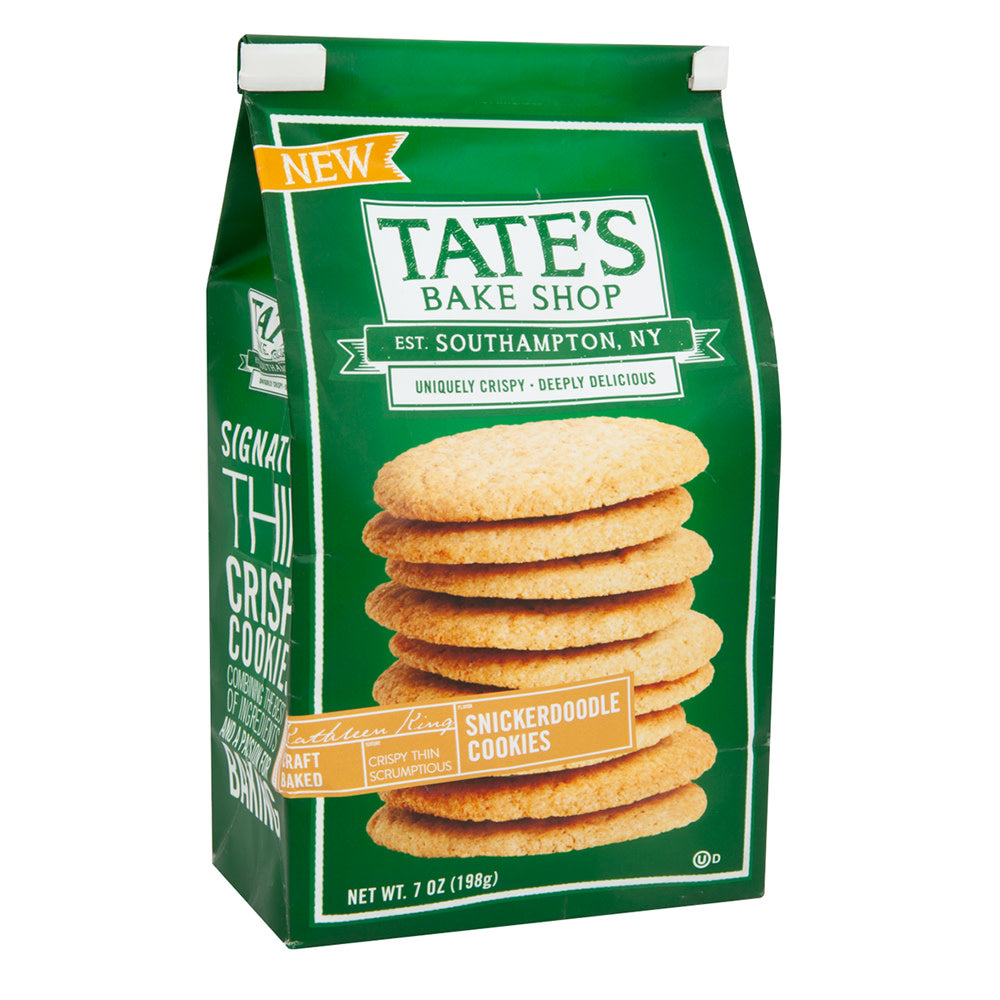 Wholesale Tate’S Snickerdoodle Cookies 7 Oz Pouch- Bulk