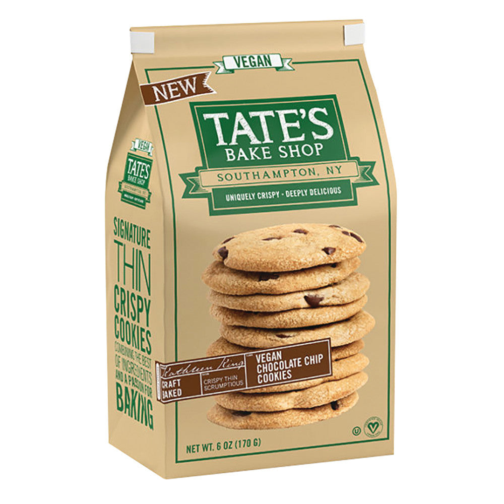 Wholesale Tate'S Vegan Chocolate Chip Cookies 6 Oz Bag Bulk