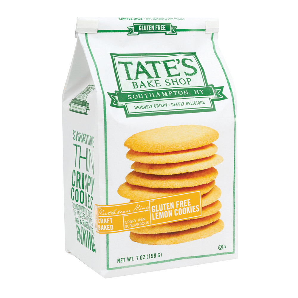 Wholesale Tate’S Gluten Free Lemon Cookies 7 Oz Bag Bulk