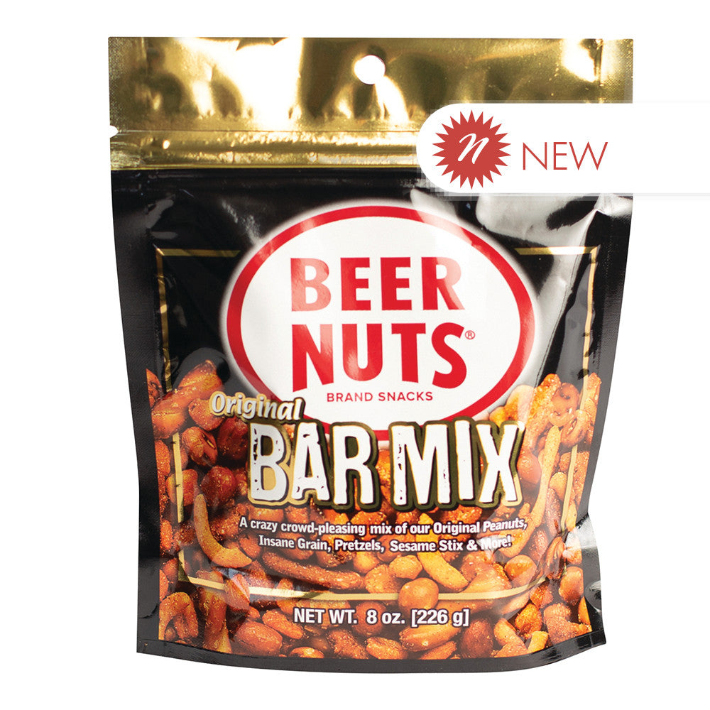 Wholesale Beer Nuts Original Bar Mix 8 Oz Pouch- Bulk