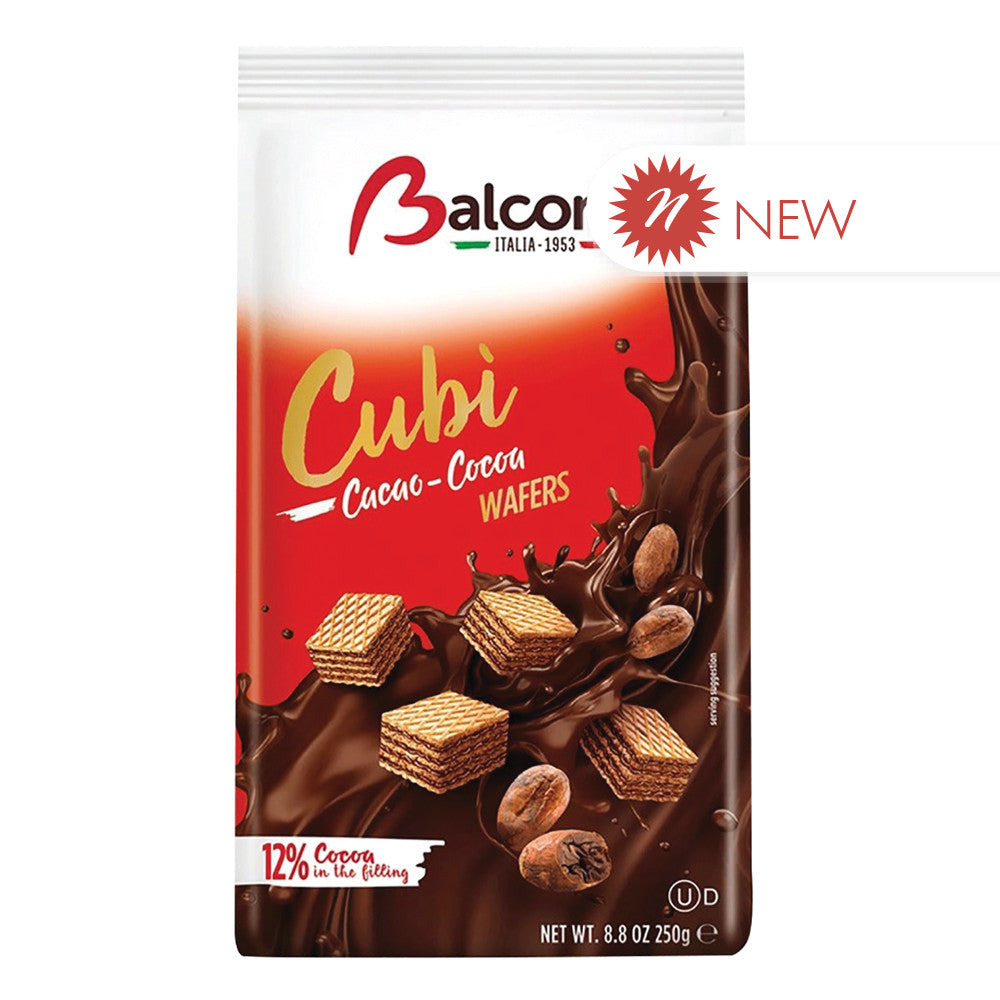 Wholesale Balconi - Wafer Bag Cocoa - 8.8Oz Bulk