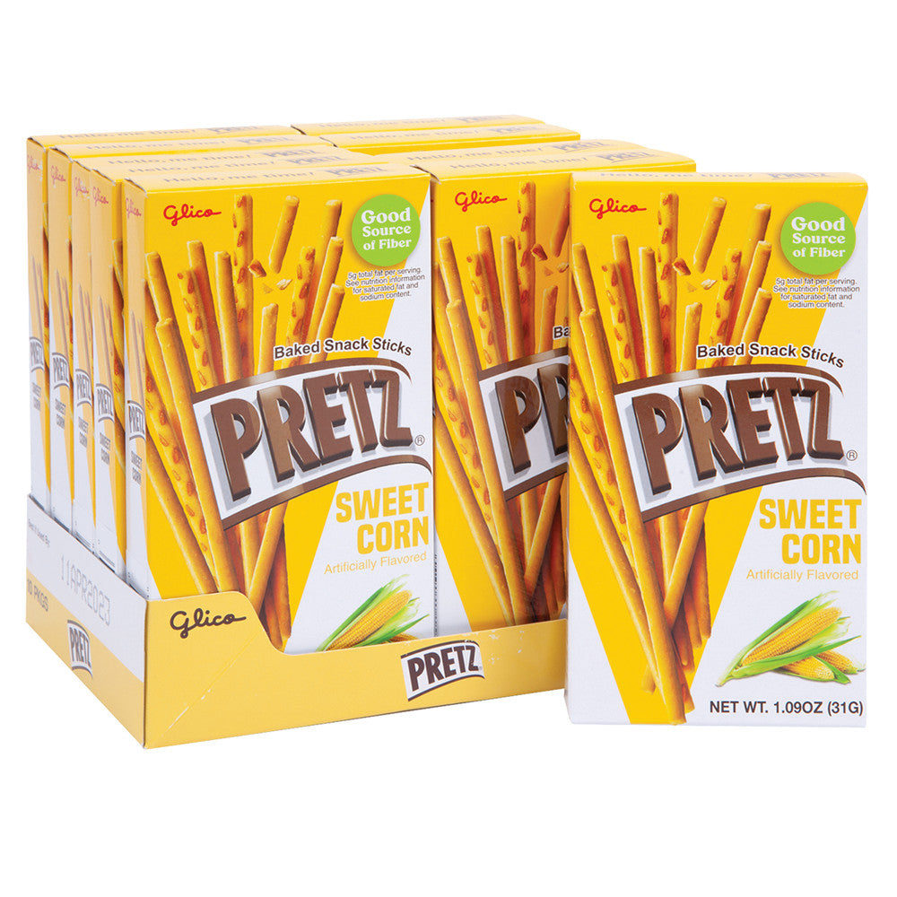 Wholesale Pretz Sweet Corn Baked Snack Sticks 1.09 Oz Box Bulk
