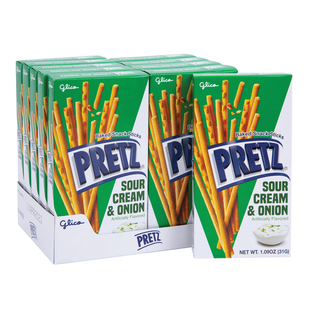 Wholesale Pretz Sour Cream & Onion Baked Snack Sticks 1.09 Oz Box Bulk