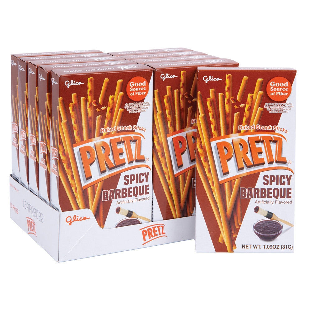 Wholesale Pretz Spicy Barbeque Baked Snack Sticks 1.09 Oz Box- Bulk