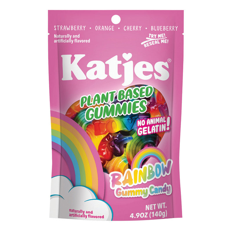 Wholesale Katjes Rainbow Gummies 4.9 Oz Pouch Bulk