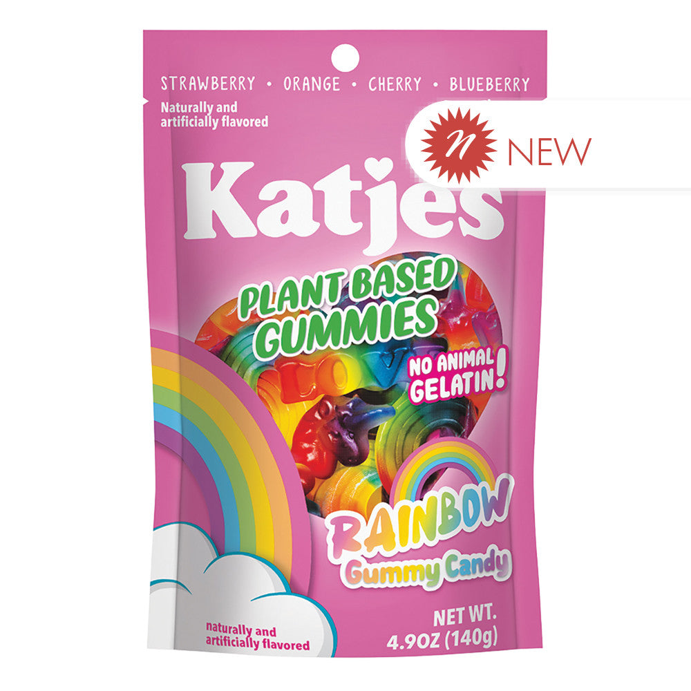 Katjes Plant Based Rainbow Gummy 4.9 Oz
