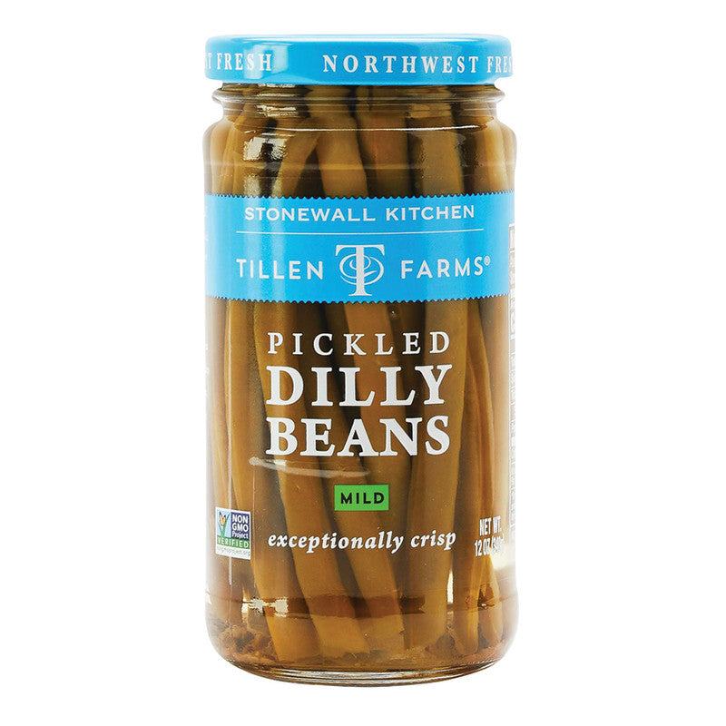 Wholesale Tillen Farms Crispy Dilly Beans 12 Oz Jar - 6ct Case Bulk