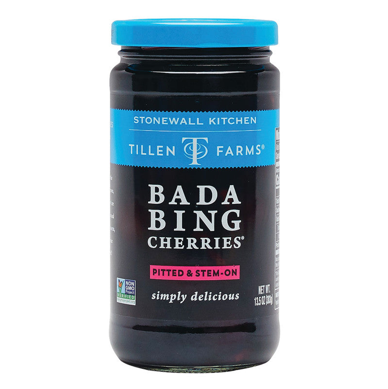Wholesale Tillen Farms Bada Bing Pitted Cherries 13.5 Oz Jar - 6ct Case Bulk
