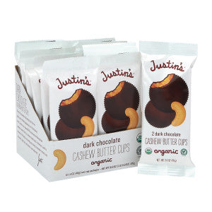 Wholesale Justin's Dark Chocolate Cashew Butter Cups 2 Pk 1.4 Oz Bulk