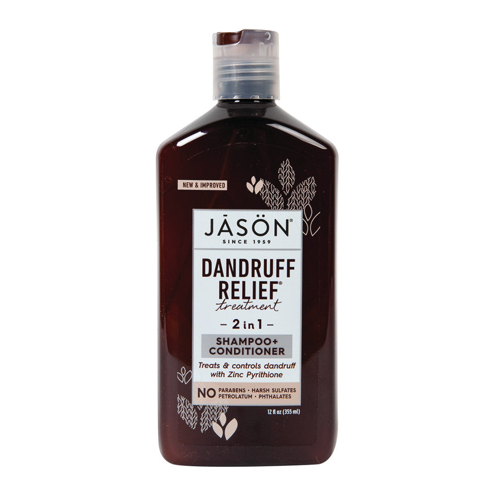 Jason Dandruff Relief 2 In 1 Shampoo & Conditioner 12 Oz Bottle