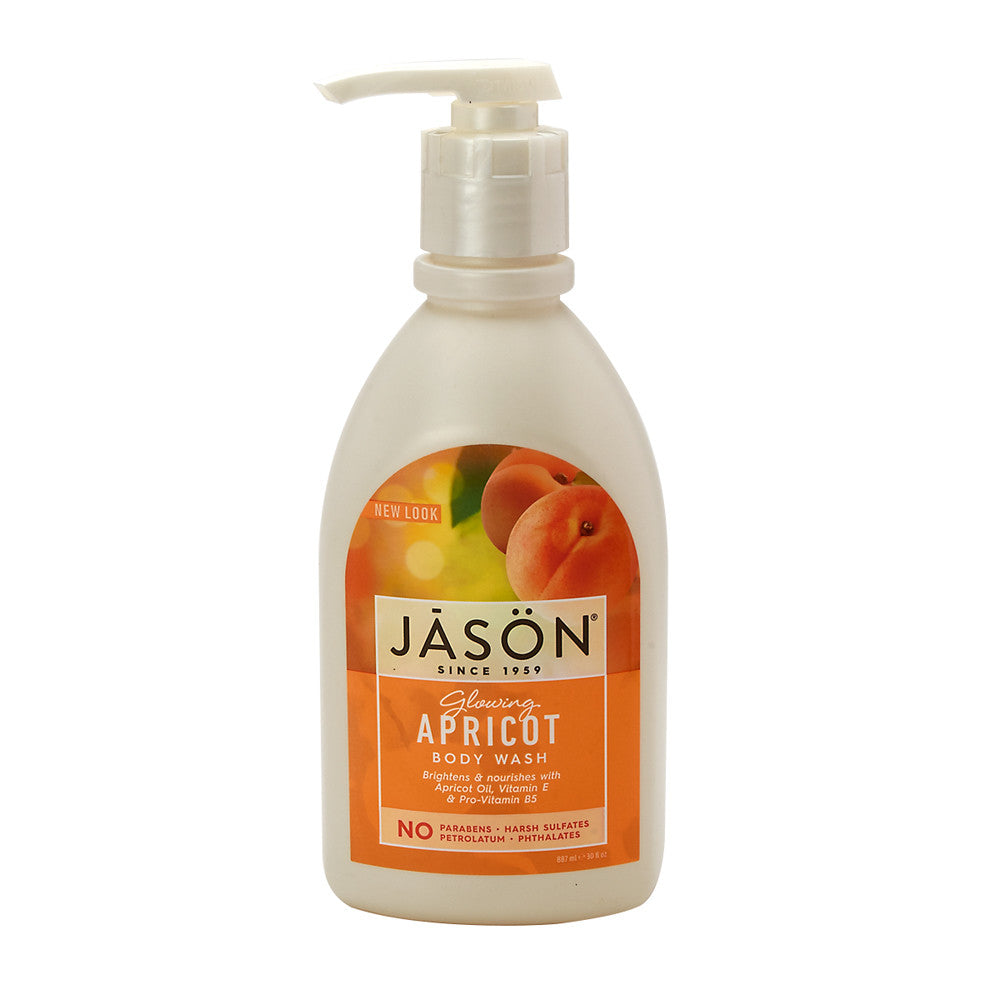 Jason Apricot Satin Body Wash 30 Oz Pump Bottle