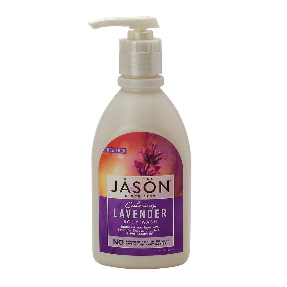Jason Lavender Satin Body Wash 30 Oz Pump Bottle