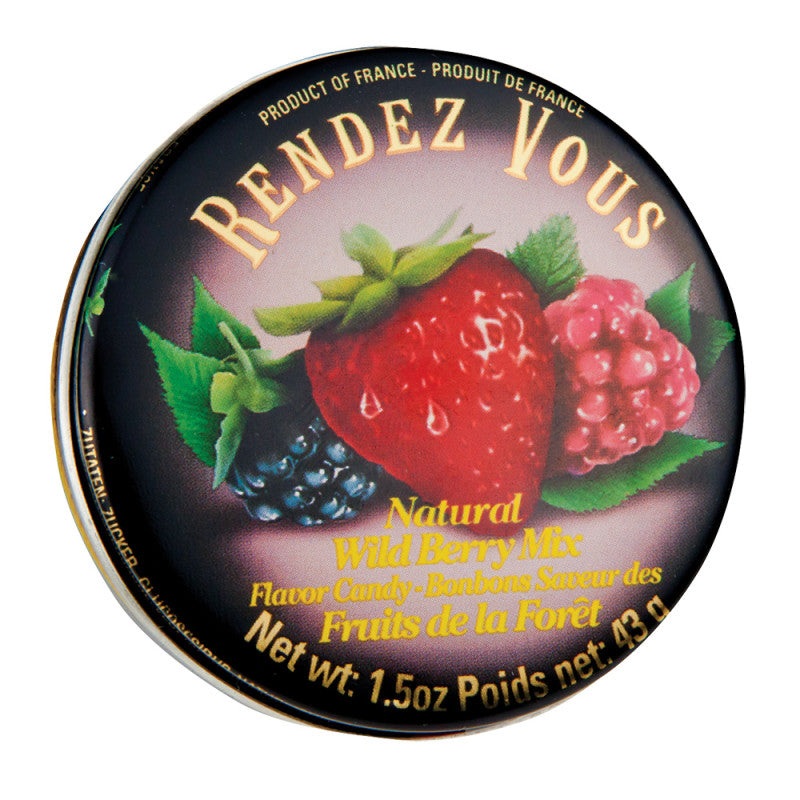 Wholesale Rendez Vous Wild Berry Mix 1.5 Oz Tin Bulk