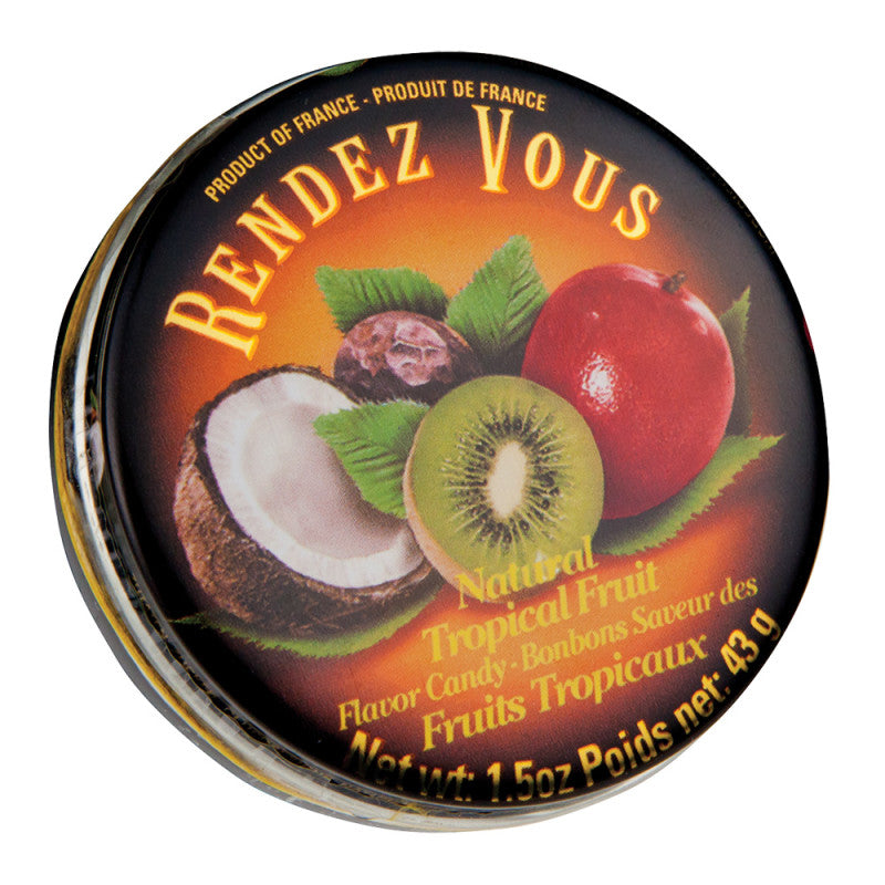 Wholesale Rendez Vous Tropical Fruit 1.5 Oz Tin Bulk