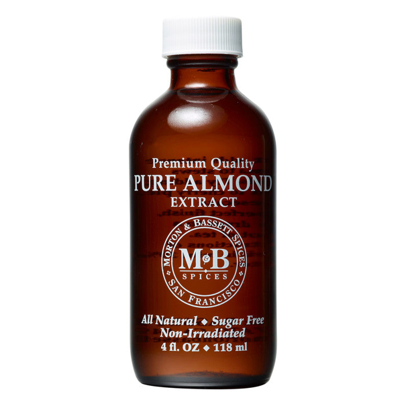 Wholesale Morton & Bassett Pure Almond Extract 2 Oz Bottle - 24ct Case Bulk