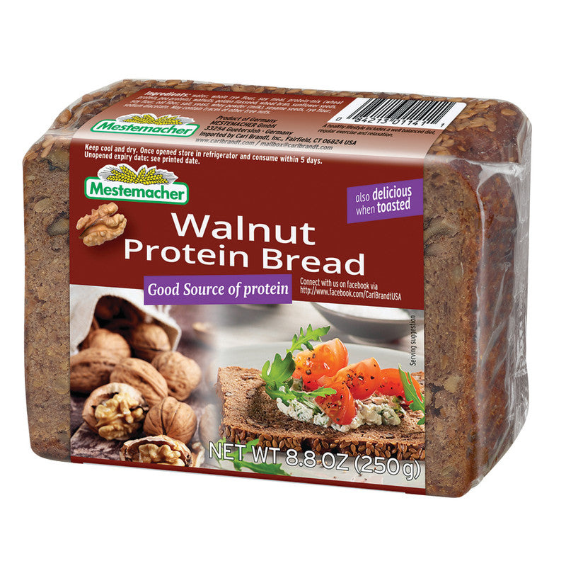 Wholesale Mestemacher Walnut Protein Bread 8.8 Oz Bulk