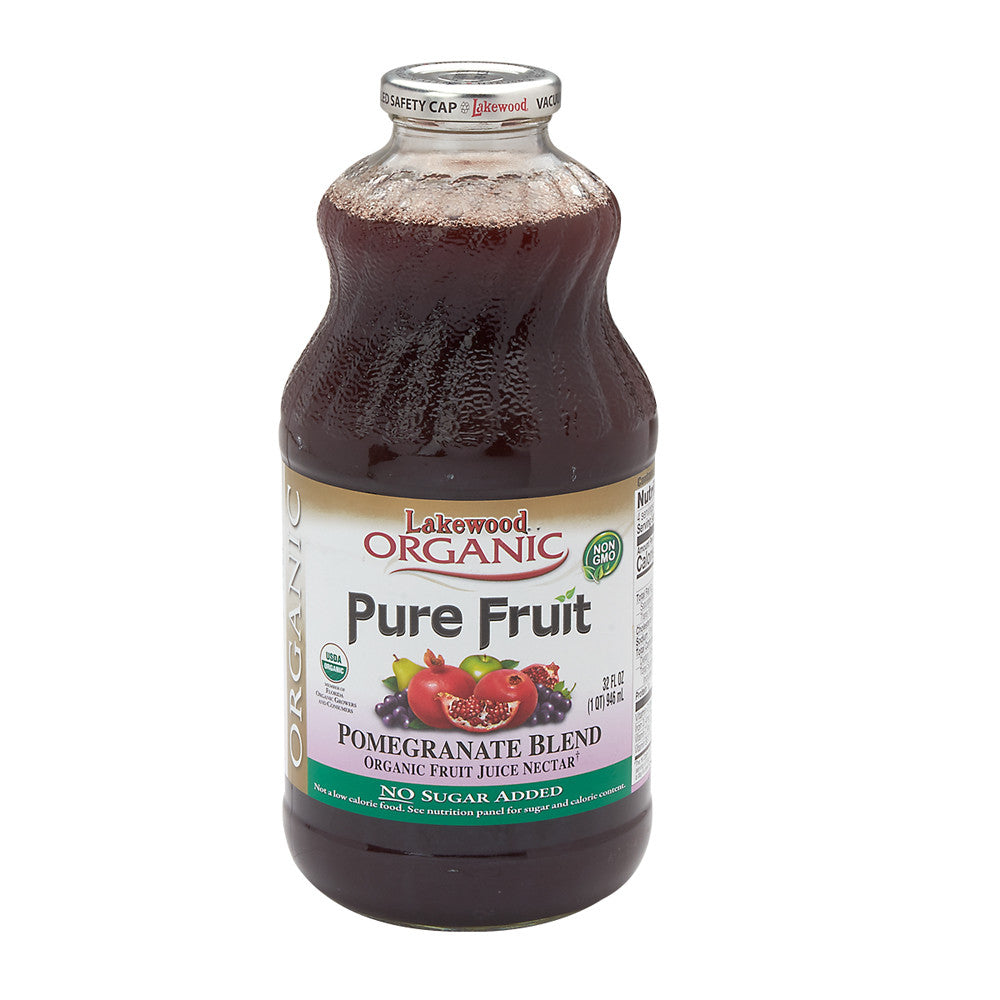 Lakewood Organic Juices Organic Pomegranate Fusion 32 Oz Bottle