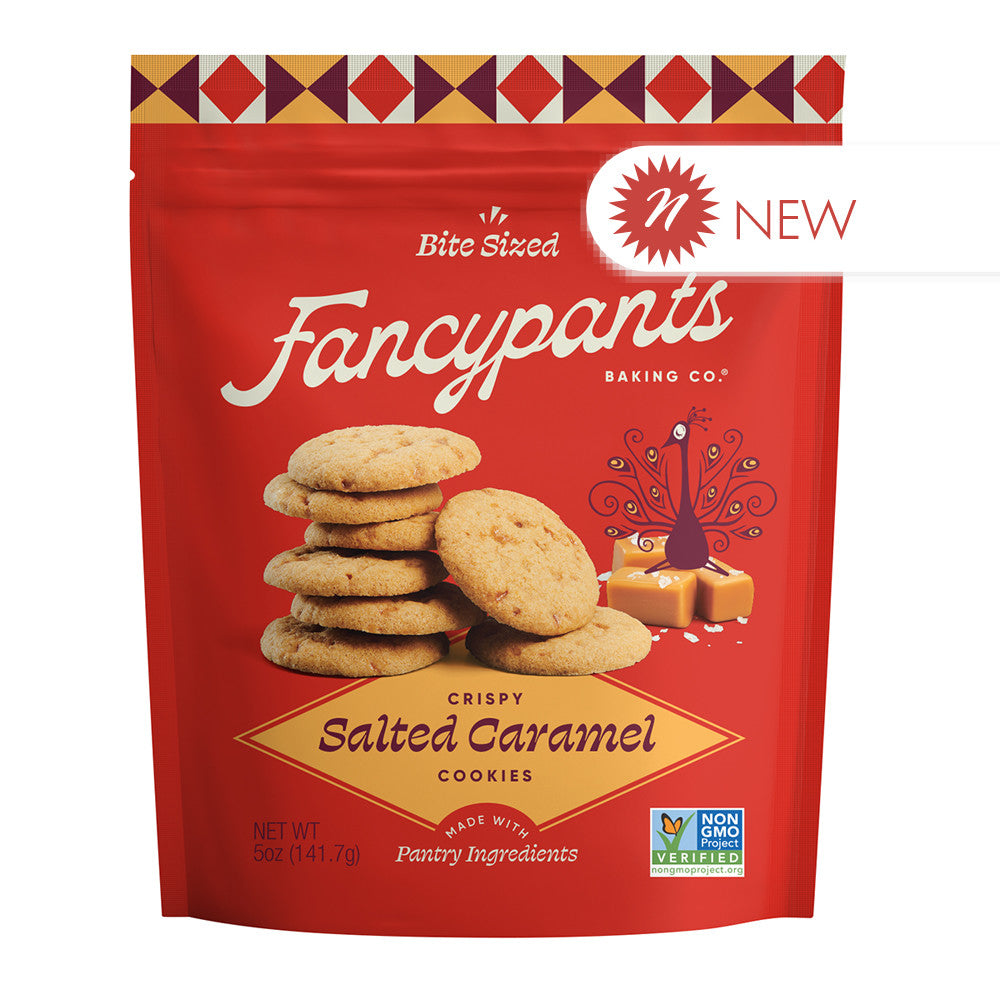 Wholesale Fancypants Salted Caramel Cookies 5 Oz Pouch- Bulk