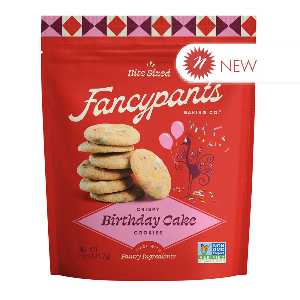 Fancypants Birthday Cake Cookies 5 Oz Pouch