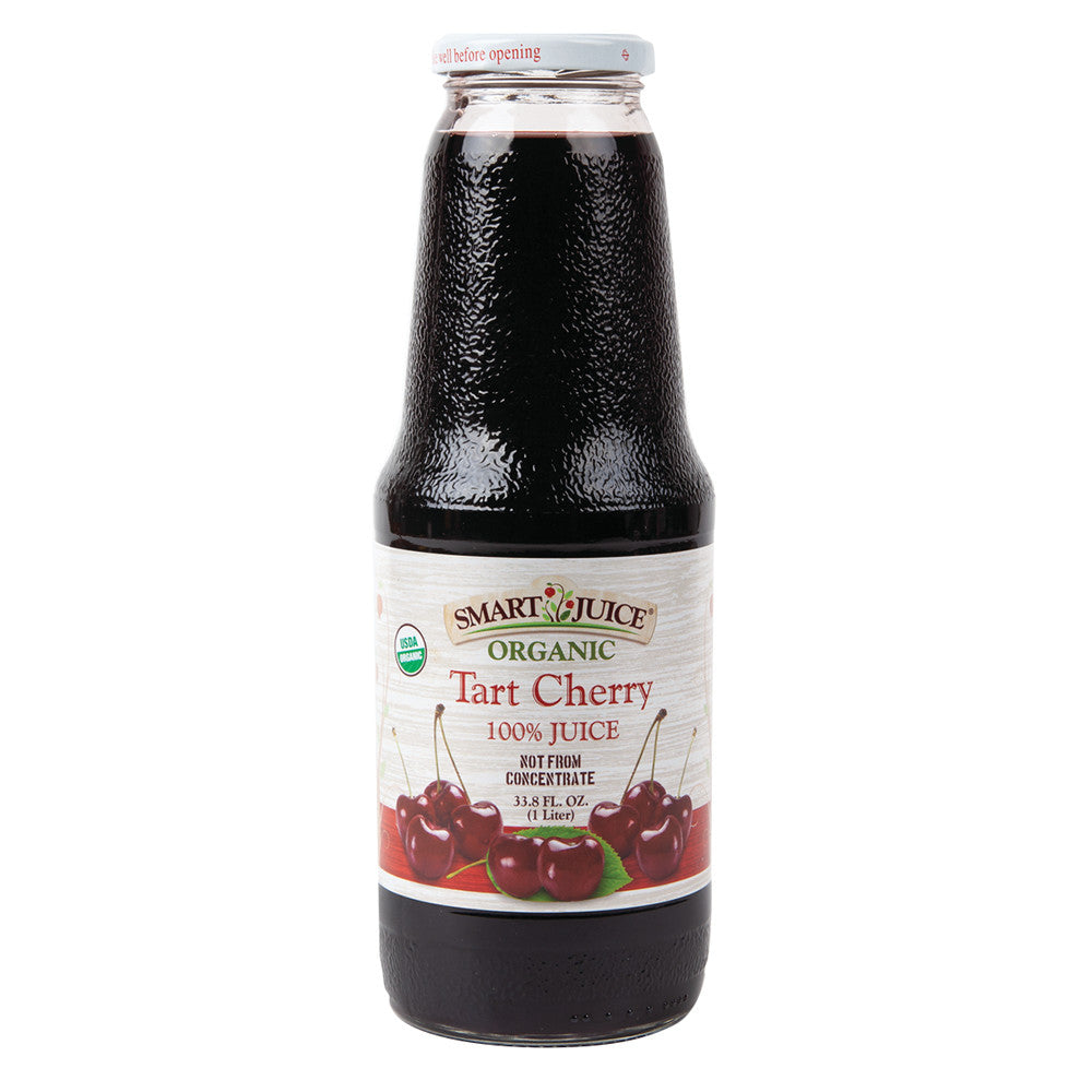 Wholesale Smart Juice Organic Tart Cherry Juice 33.8 Oz Bottle- Bulk