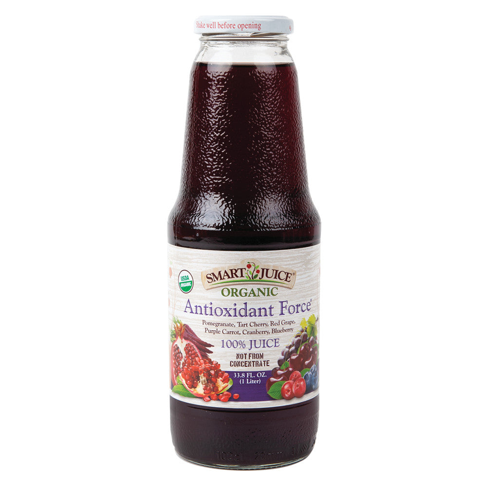 Wholesale Smart Juice Organic Antioxidant Force Juice 33.8 Oz Bottle- Bulk