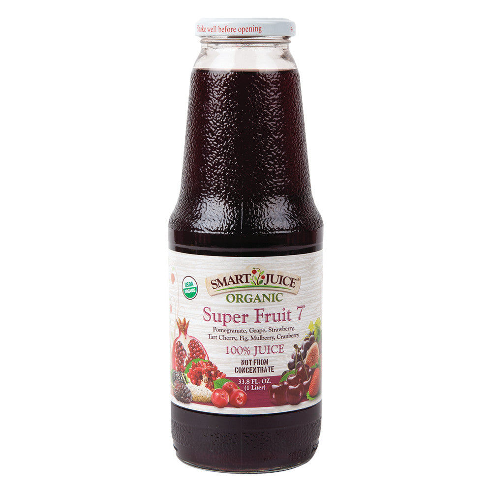 Wholesale Smart Juice Organic Super Fruit 7 Juice 33.8 Oz Bottle- Bulk