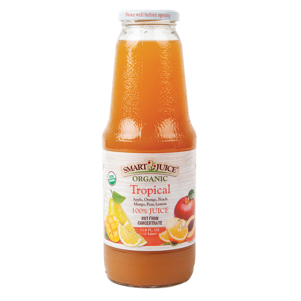 Wholesale Smart Juice Organic Tropical Juice 33.8 Oz Bottle- Bulk