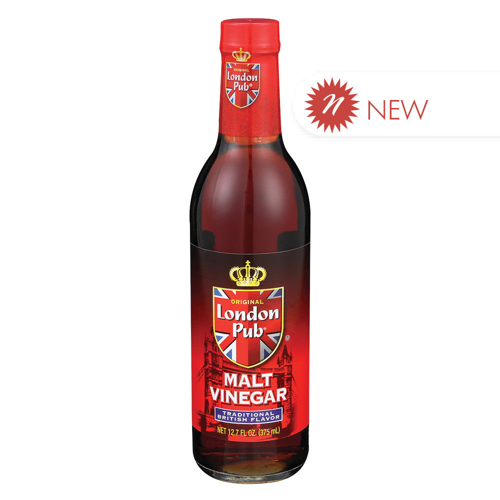 Wholesale London Pub Malt Vinegar 12.7 Oz Bottle-6ct Case Bulk