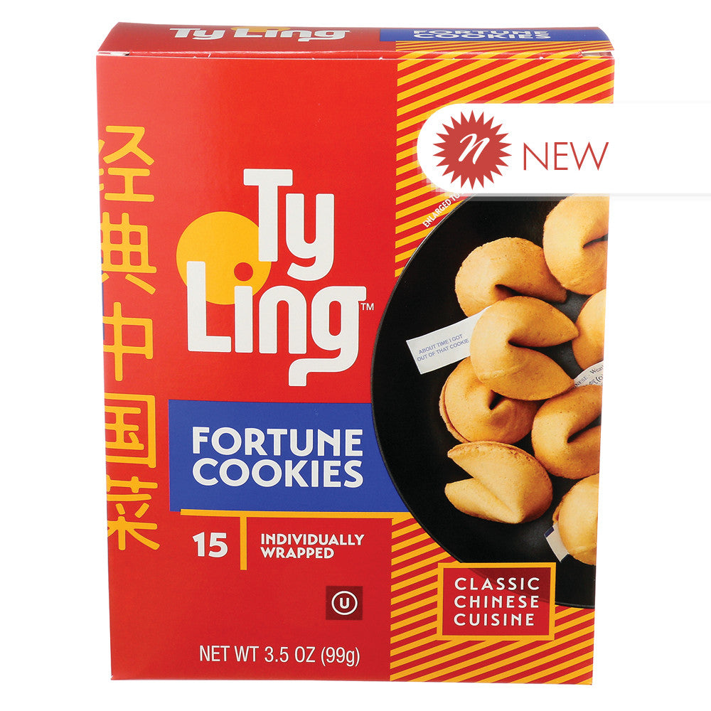 Wholesale Ty Ling Fortune Cookies 3.5 Oz Box 15 Ct Bulk