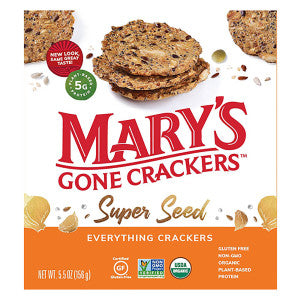 Wholesale Mary'S Gone Crackers Super Seed Everything Crackers 5.5 Oz Box - 6ct Case Bulk