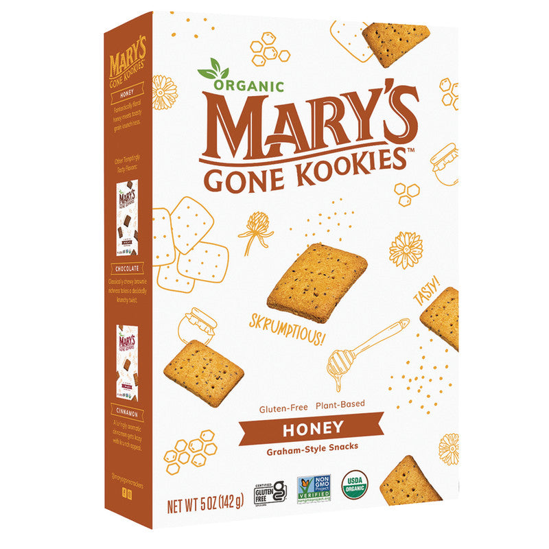 Wholesale Mary'S Gone Kookies Honey Grahams 5 Oz Box - 6ct Case Bulk