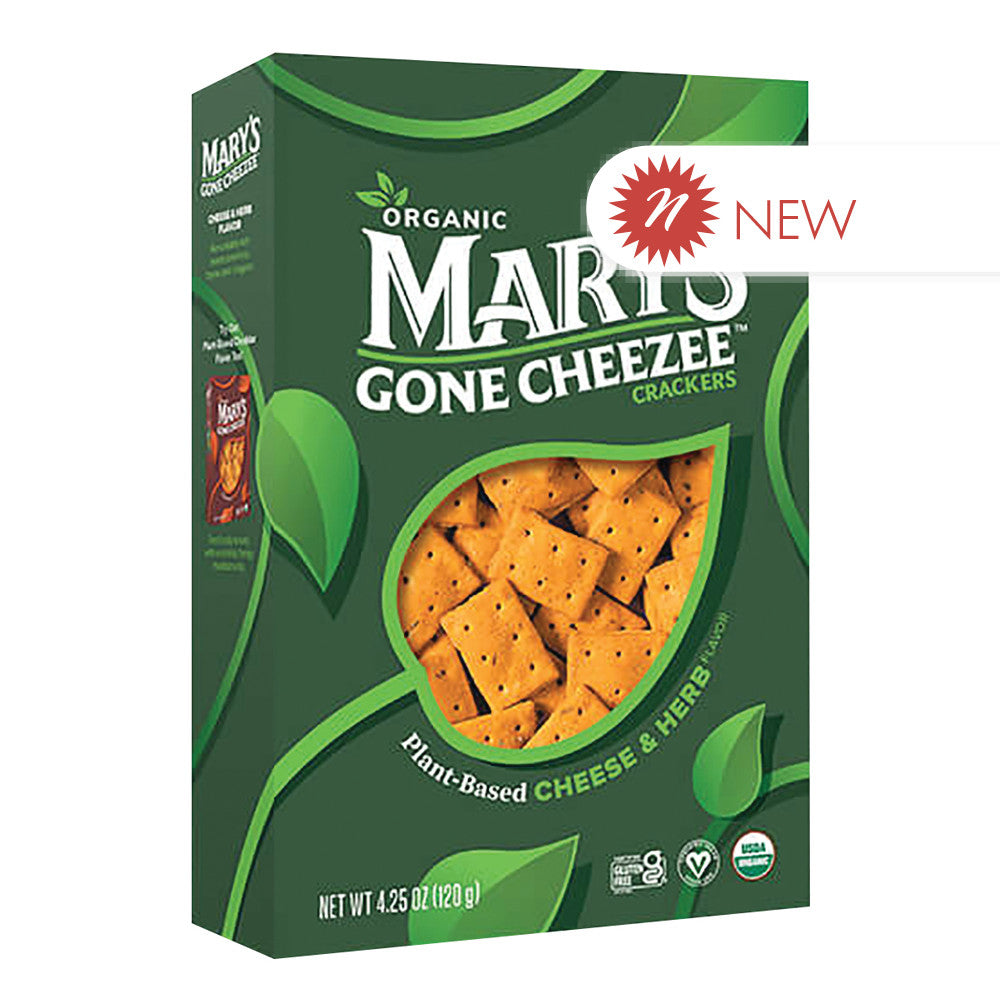 Wholesale Mary'S Gone Cheeze Plant Based Cheese & Herbs 4.25 Oz Box Bulk