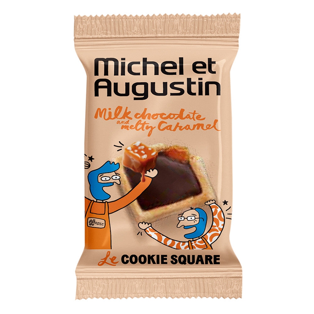 Wholesale Michel Et Augustin Milk Chocolate And Caramel Mini Cookies- Bulk