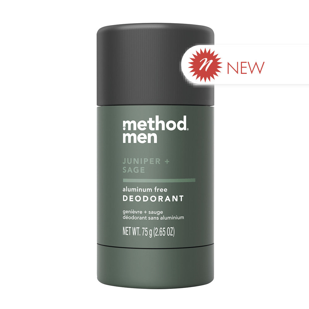 Wholesale Method - Mens Deodornt - Alum Free - Jnpr/Sge - 2.65Oz Bulk