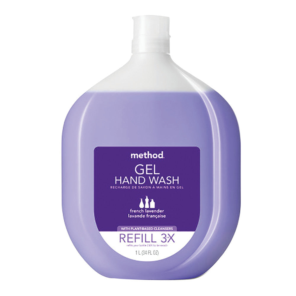 Wholesale Method French Lavender Hand Wash Gel Refill 32 Oz Jug- Bulk