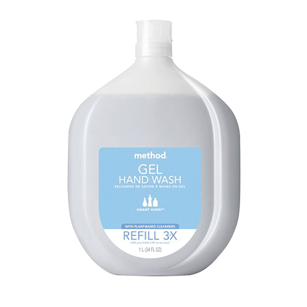 Wholesale Method Sweet Water Hand Wash Gel Refill 34 Oz Jug- Bulk
