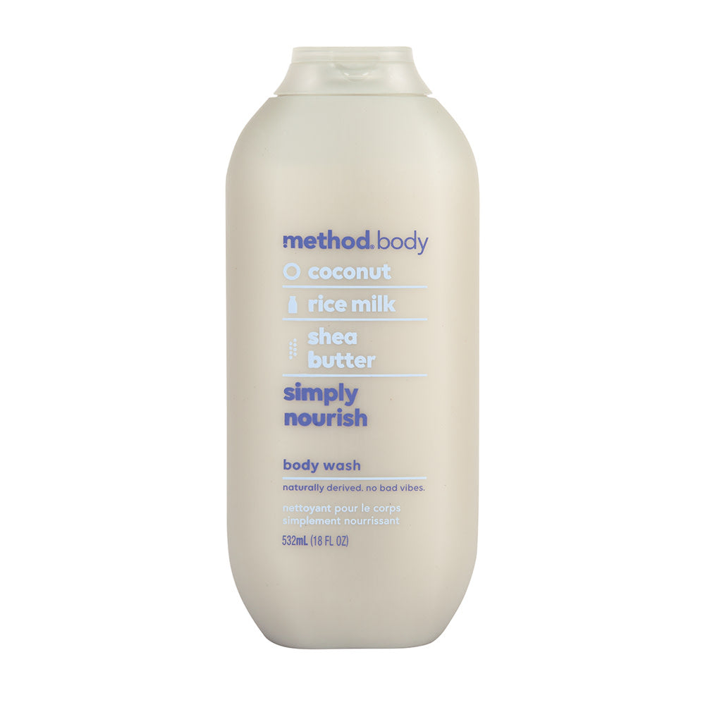 Method Simply Nourish Body Wash 18 Oz Bottle