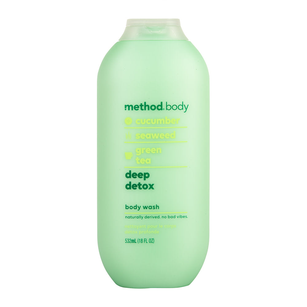 Method Deep Detox Body Wash 18 Oz Bottle