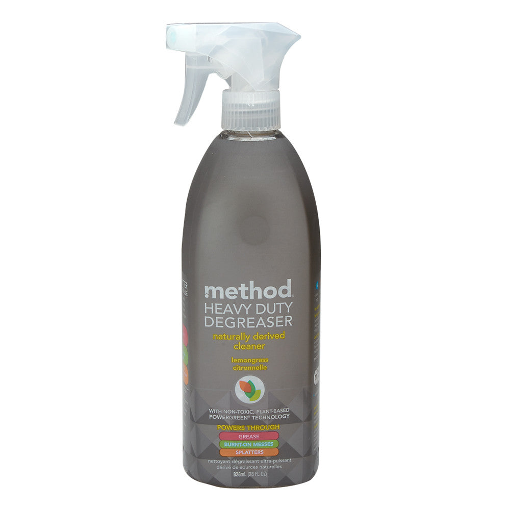 Wholesale Method Lemongrass Kitchen Degreaser Spray 28 Oz Spray Bottle- Bulk
