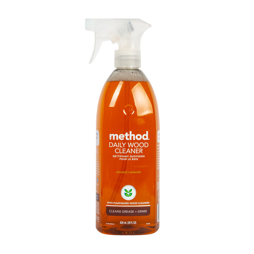 Method Almond Daily Wood Cleaner 28 Oz Spray Bottle
