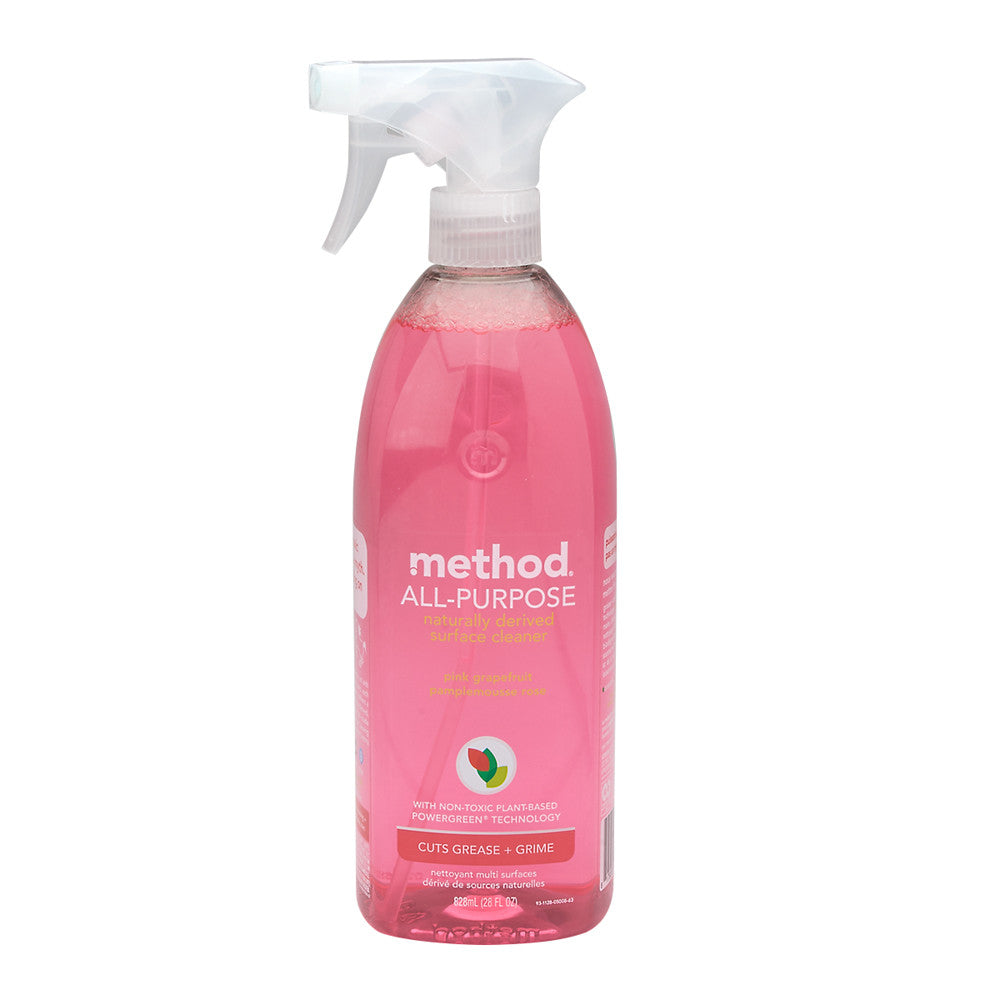 Method Pink Grapefruit All Purpose Cleaner 28 Oz Spray Bottle