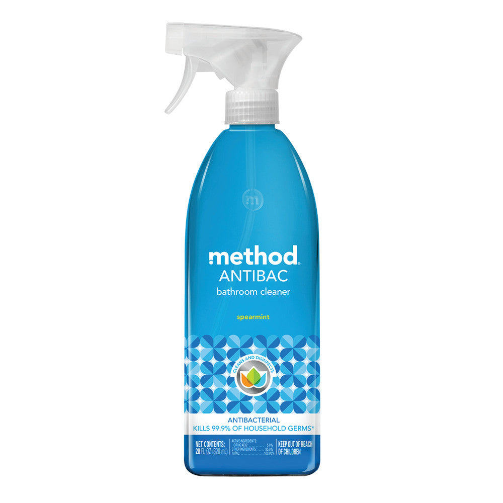 Method Spearmint Antibacterial Bathroom Cleaner 28 Oz Spray