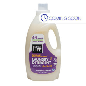 Wholesale Better Life Lavender Grapefruit Laundry Detergent 64 Oz Bottle-4ct case Bulk