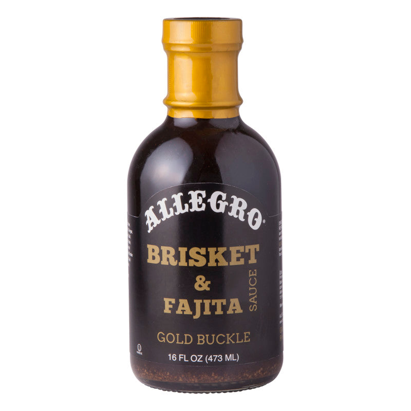 Wholesale Allegro Gold Buckle Brisket And Fajita Sauce 16 Oz Bottle - 6ct Case Bulk
