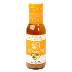 Wholesale Primal Kitchen Sesame Ginger Vinaigrette & Marinade With Avocado Oil 8 Oz Bottle 6ct Case Bulk