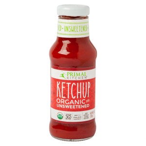 Wholesale Primal Kitchen Ketchup Original Unsweetened 11.3 Oz Bottle 12ct Case Bulk
