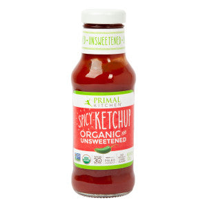 Wholesale Primal Kitchen Organic Spicy Unsweetened Ketchup 11.3 Oz Bottle 12ct Case Bulk