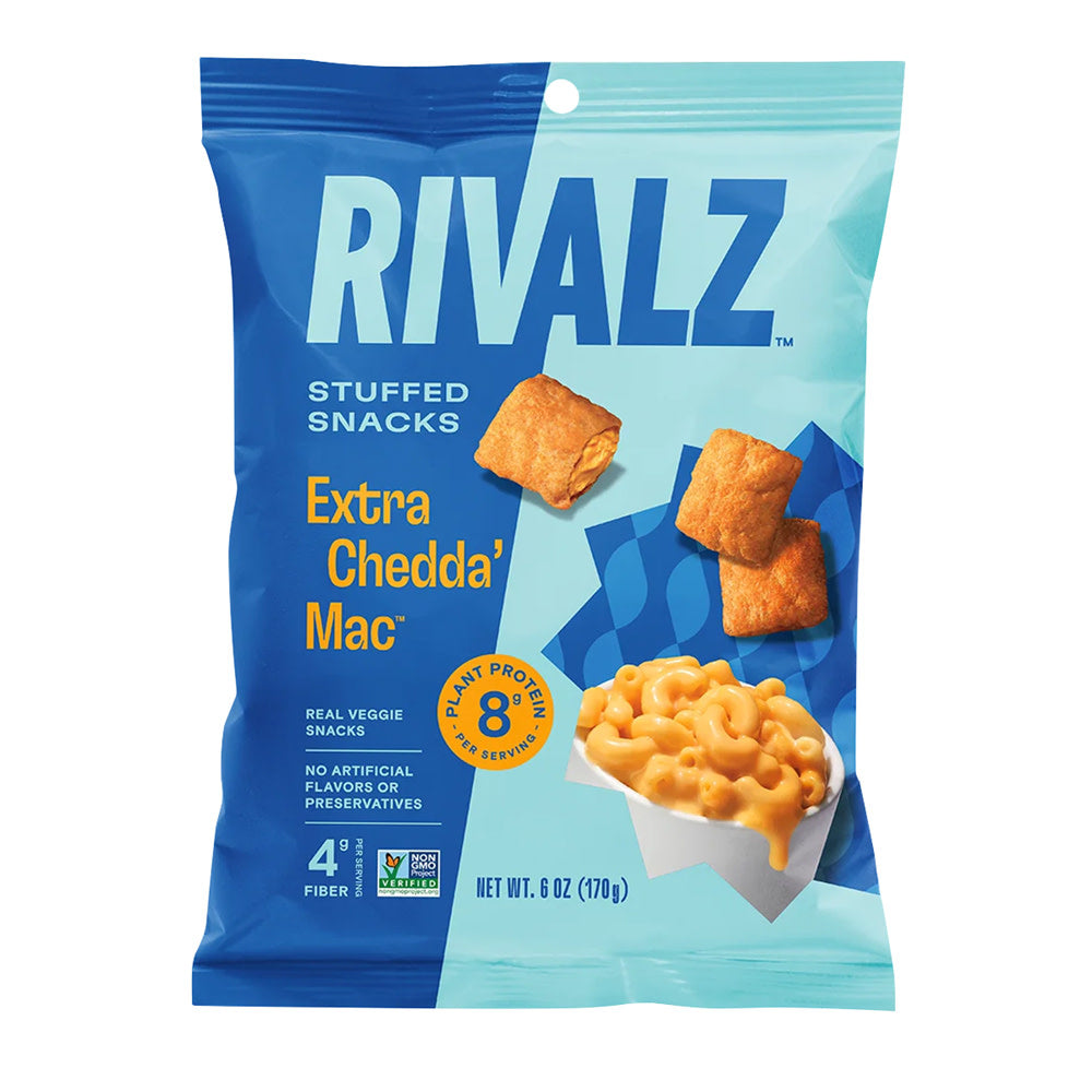 Wholesale Rivalz - Stuffd Snacks - Extr Chedda' Mac - 6Oz-10ct Case Bulk