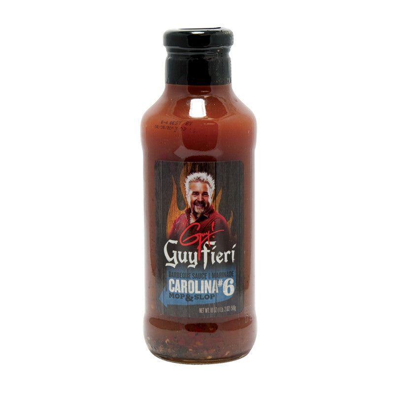 Wholesale Guy Fieri Carolina #6 Bbq Sauce 18 Oz Bottle - 6ct Case Bulk