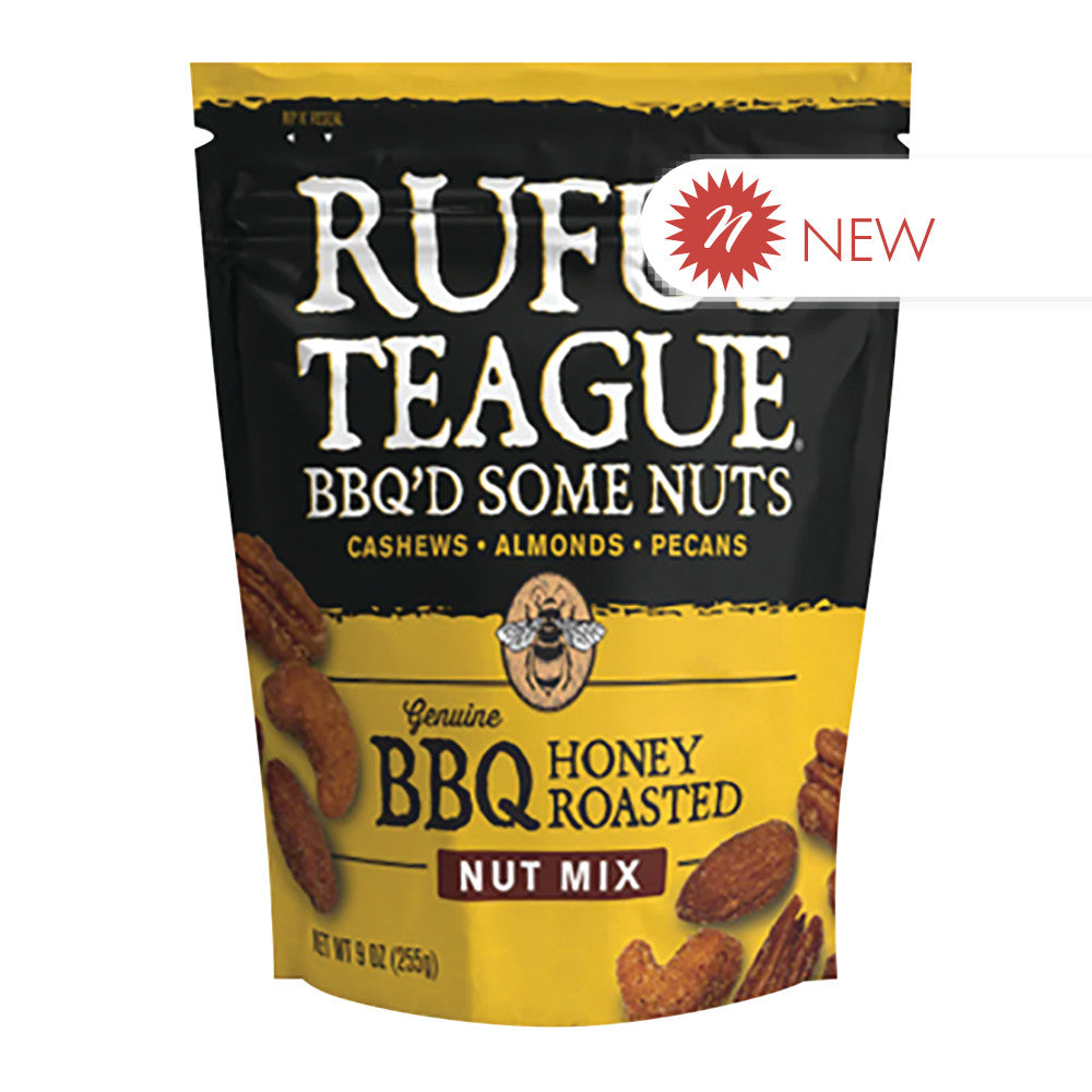 Wholesale Rufus Teague Bbq Honey Roasted Mixed Nuts 9 Oz Pouch Bulk